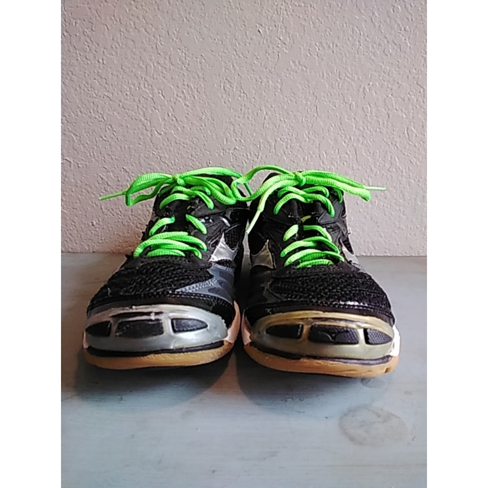 New Balance Mizuno Wave Lightning Z Volleyball Shoes Black Silver Sz 8.5 - Picture 3 of 10
